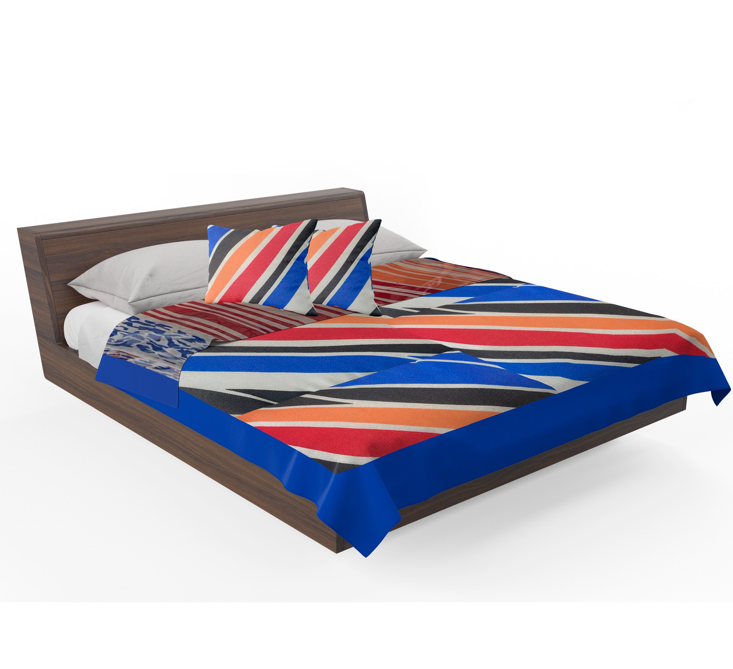 Edredón tropical de 2 plazas con vuelo de 24cm