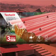TECHOLIT 3.05X0.76M ROJO (1.2MM)