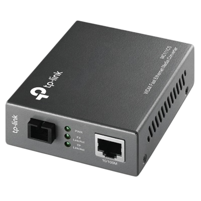 CONVERTIDOR DE FIBRA TP-LINK TPLINK MC111CS SINGLE MODO SC 10/100 MBPS WDM