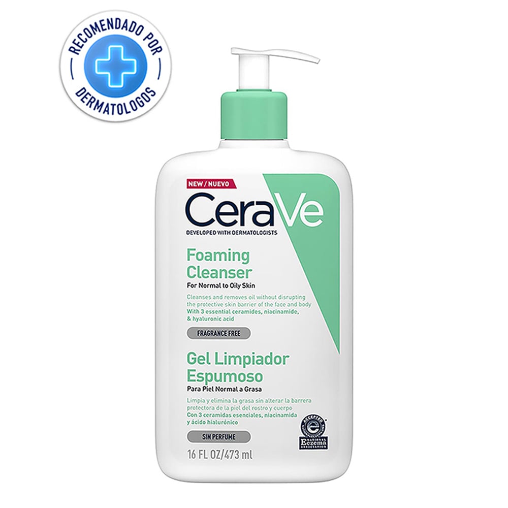 Cerave Gel Limpiador Espumoso Cara-Cuerpo 473 ml
