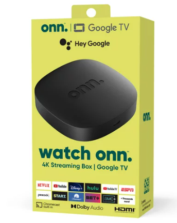 Onn Google Tv 4k Streaming Box UHD