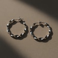Arete Argolla Entorchada 3,5 Cm