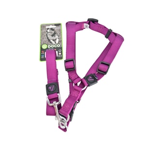 Doco Arnes/Correa Perro Medium Morado *1