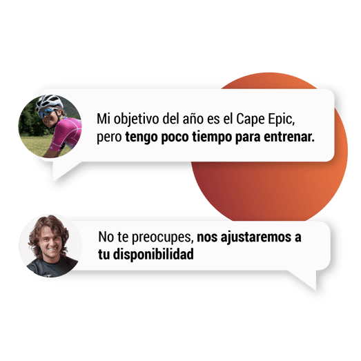 Nos basamos en tus objetivos y tiempo