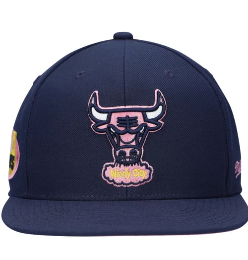 Mitchell & Ness Navy Bulls  7 1/8
