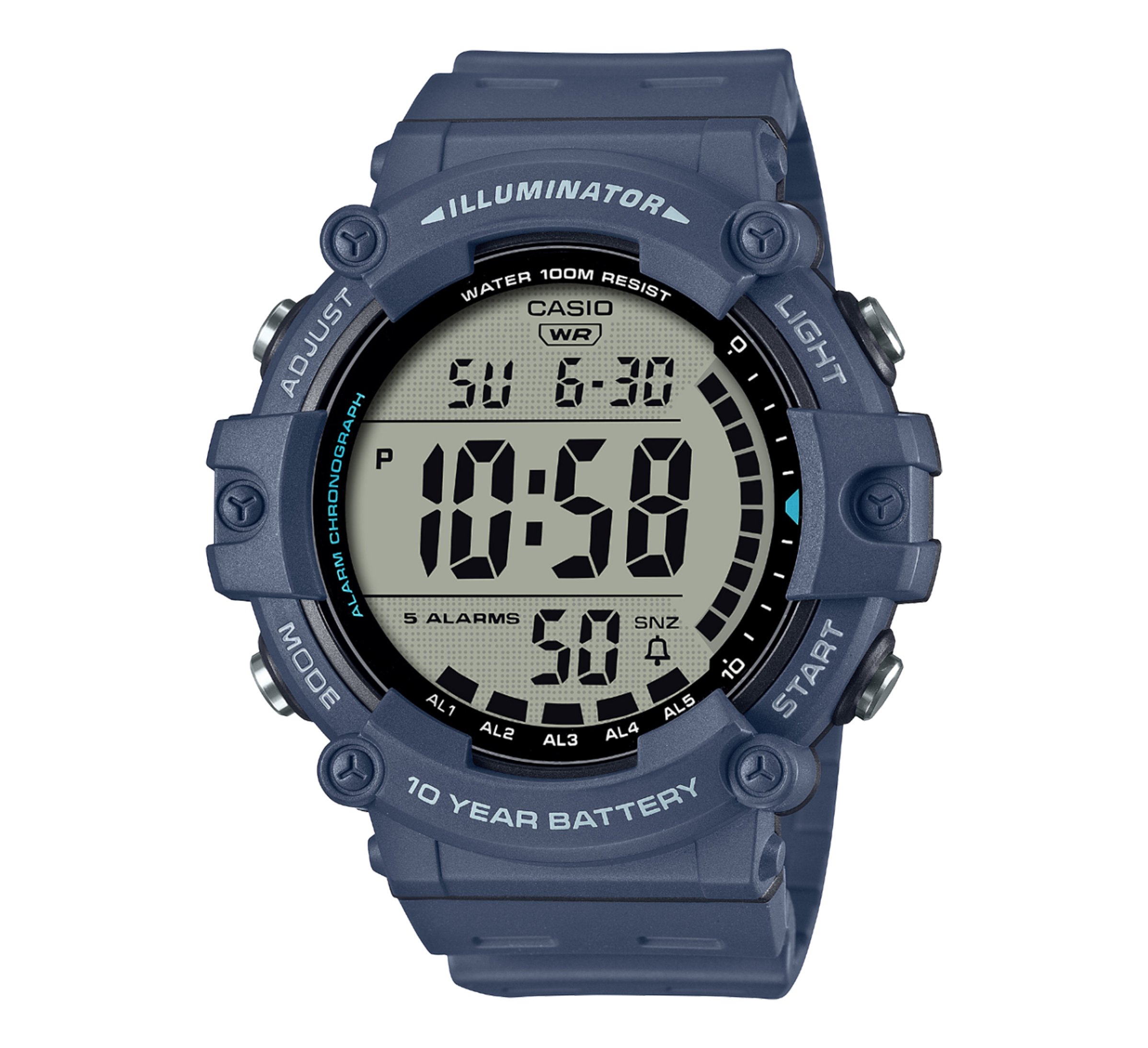 CASIO Reloj Correa de resina resistente