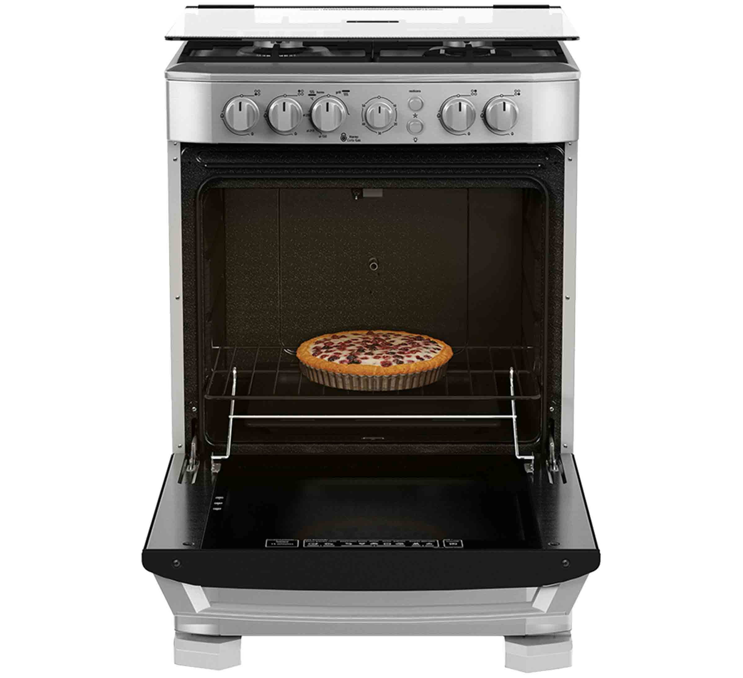 Mabe cocina a gas | 4 quemadores | Color silver |