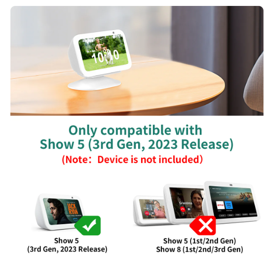 Base Magnetica Ajustable Amazon Echo Show 5 - 3era Gen