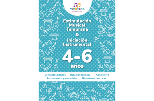 Estimulación musical temprana para niños de 4 a 6 años e iniciación instrumental