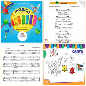 Pack Musical Música y Color - Canta Gallito