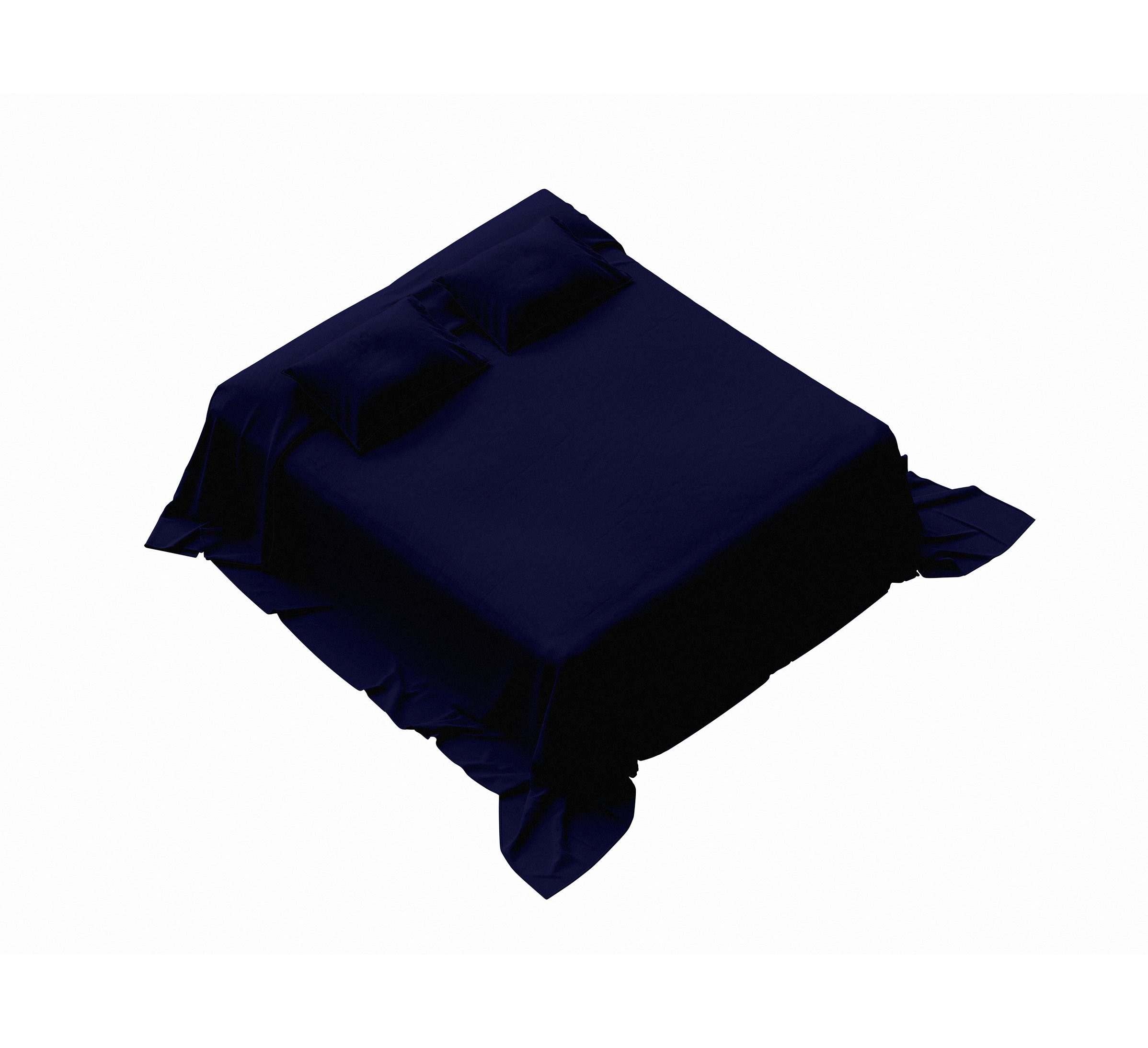 Sabana Lucerna Piel Azul Marino 1 plz 1/2