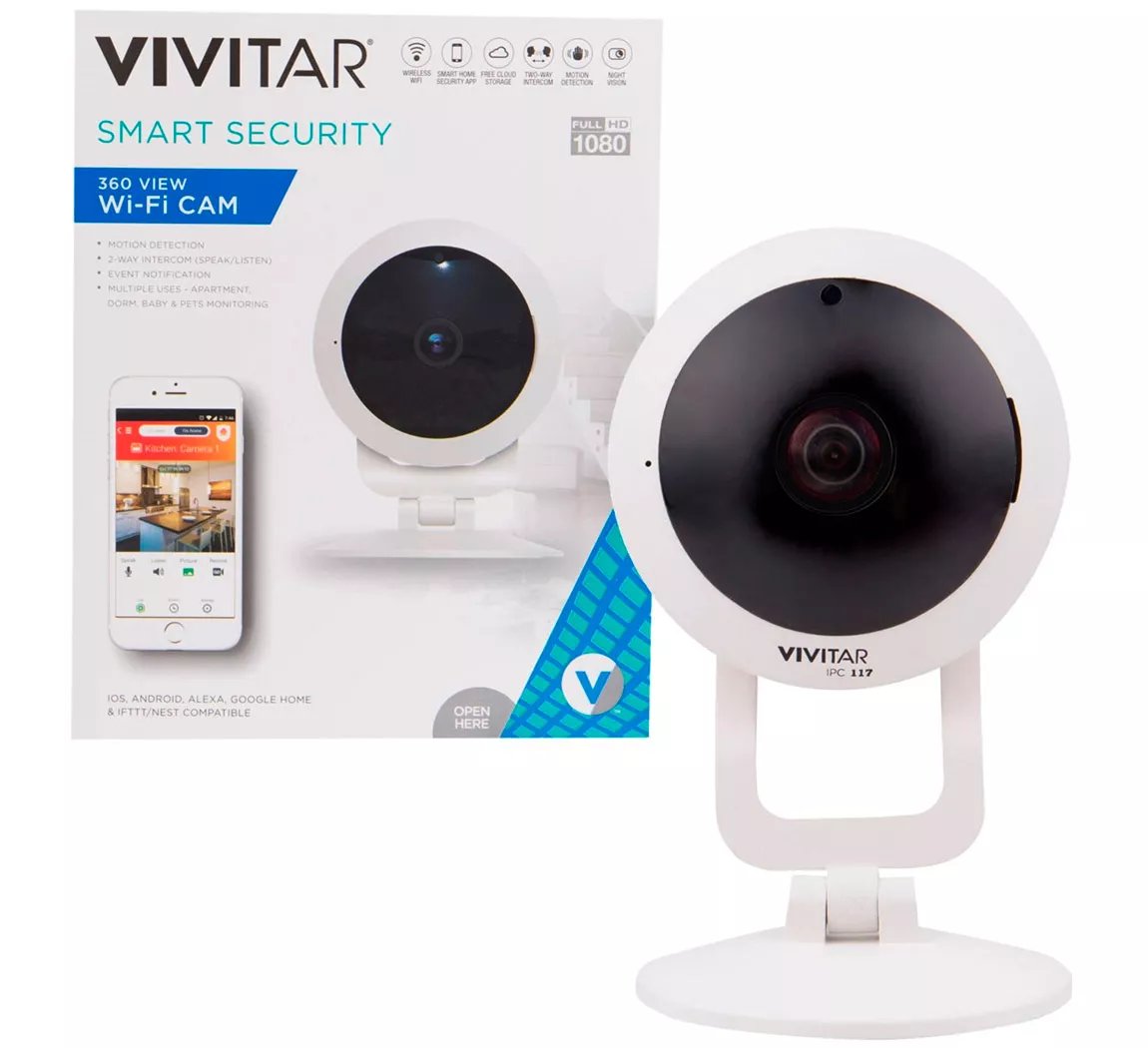 Vivitar Cámara Ip 360° Full Hd 1080p Visión Nocturna 2 Vías