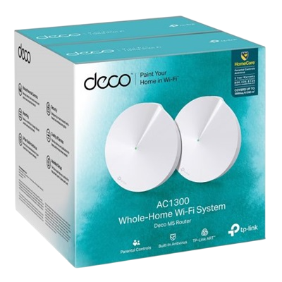 DECO M5 SISTEMA MESH TP-LINK TPLINK AC1300 WHOLE HOME 2 PACK