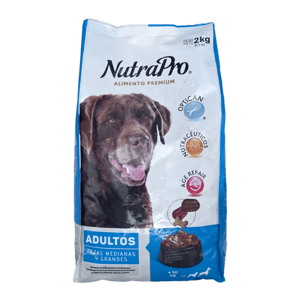 Nutrapro Alimento Seco Perro Adulto Raza Medianas Y Grandes *2Kg