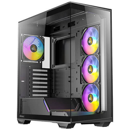 CASE ANTEC C3 MID TOWER ARGB 3X120MM RIGHT SIDE 1X120MM REAR -BLACK