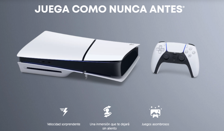 CONSOLA DE JUEGO SONY DISCO SLIM STANDARD LATAM PS5