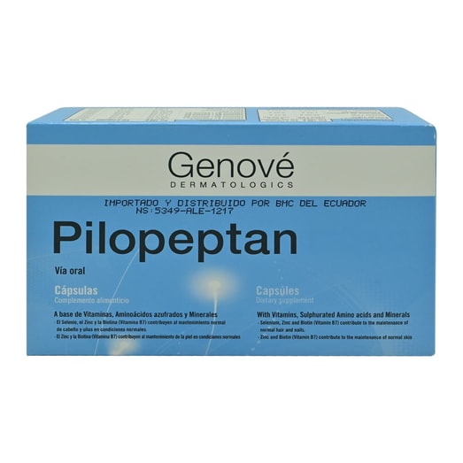 Pilopeptan Suplem Alimenticio  Cap Caja*60 unidades
