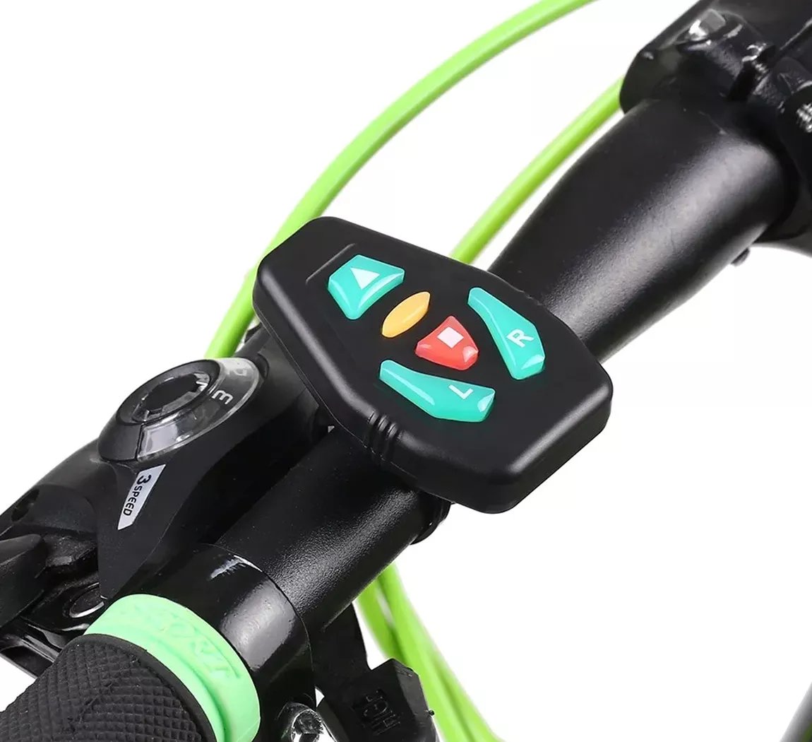 Chaleco reflectante con luz de giro led a control remoto