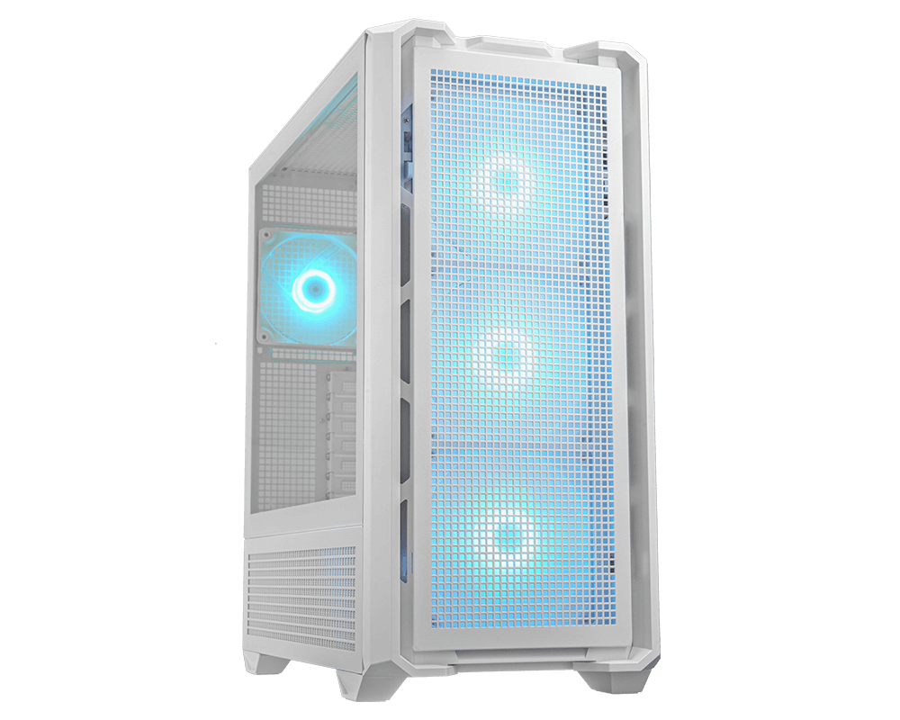 CASE COUGAR GAMER MX600 RGB VIDRIO TEMPLADO MID-TOWER NO INCLUYE FUENTE DE PODER - BLANCO