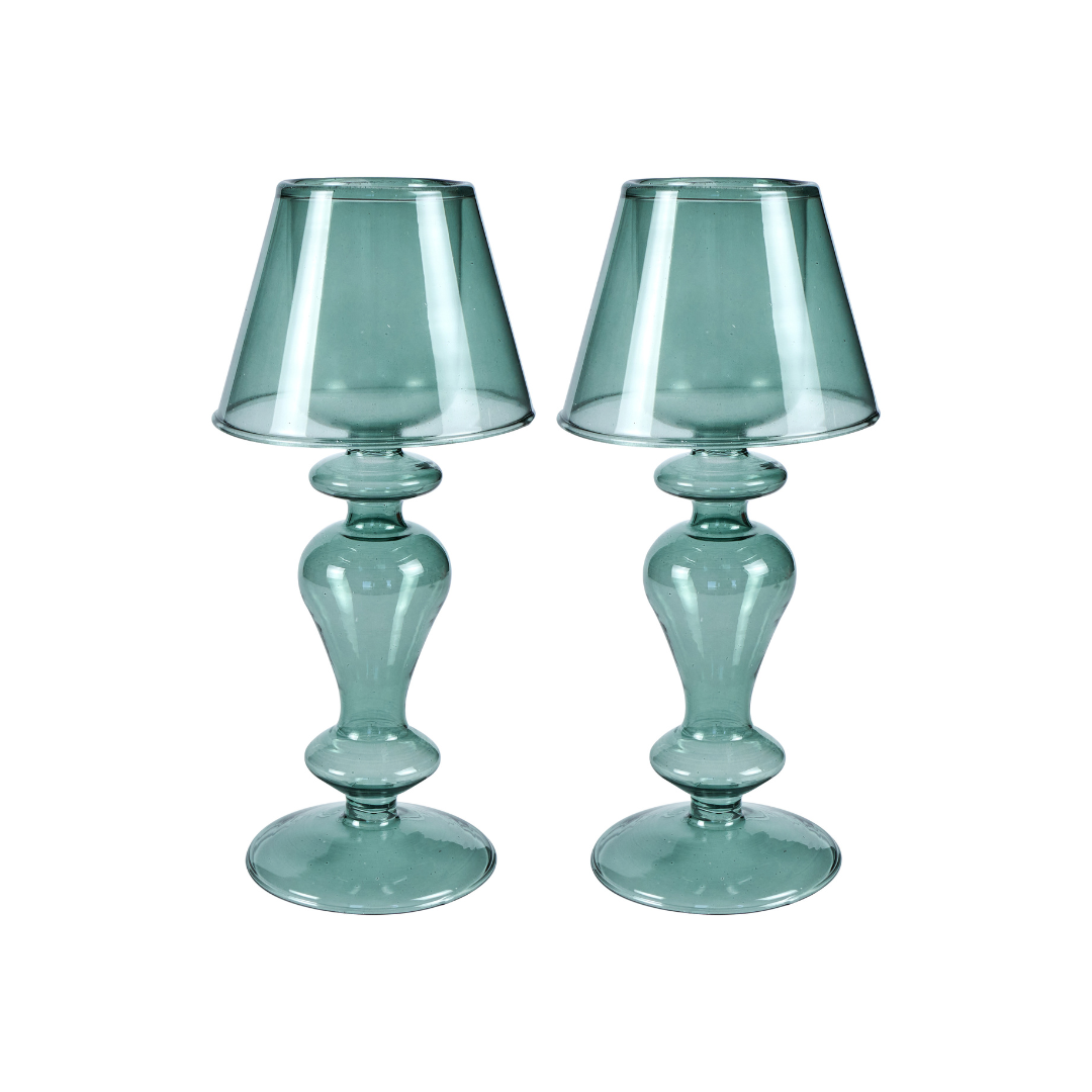 Candelabros de vidrio - SET X 2