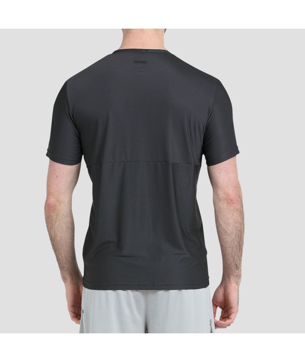 CAMISETA BULLPADEL UNALE AZABACHE