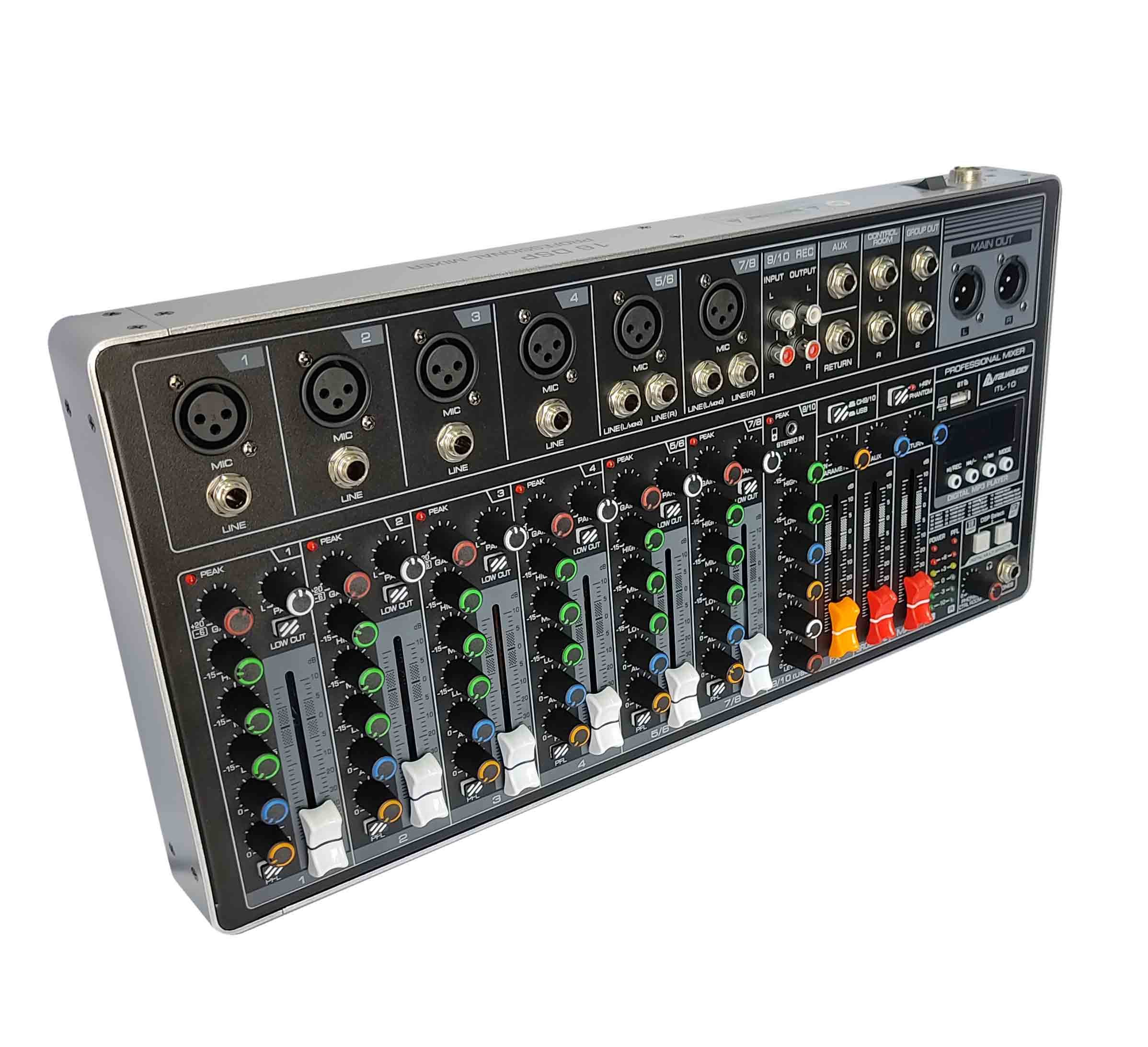 Italy audio consola | 10 canales digitales | 32 bit 48khz | 16 dsp