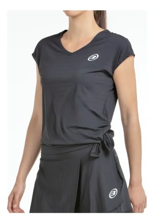 CAMISETA BULLPADEL ADOROS NEGRO