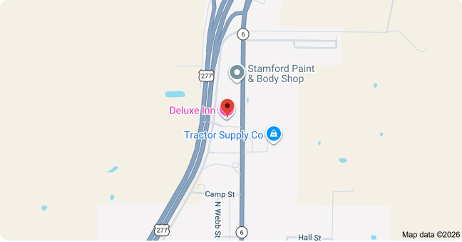 Map — 1701 N Swenson St, Stamford, TX 79553