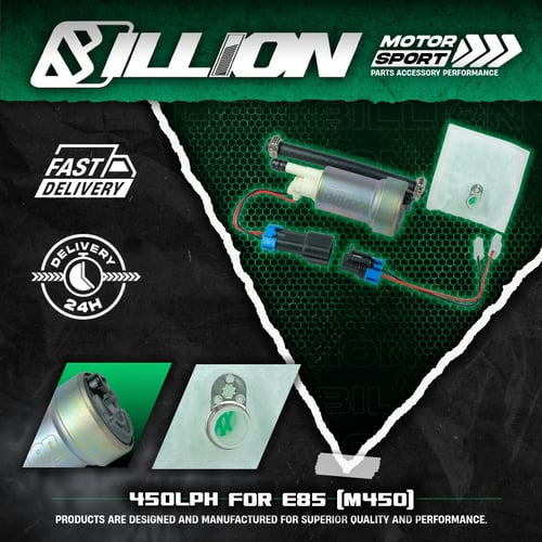 Billion ปั้มติ๊กในถัง 450LPH For E85 (M450)