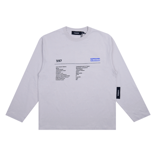 CHEMISE MY TEAM LONG SLEEVE T-SHIRT GREY