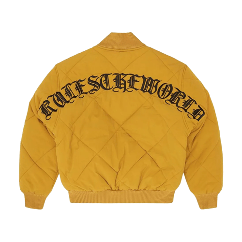 CORTEIZ OLDE ENGLISH BOMBER JACKET YELLOW
