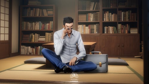 [Leorio] Sitting Kurapika & Leorio คุราปิก้า เลโอลีโอ by PG Studio (มัดจำ) [[SOLD OUT]]