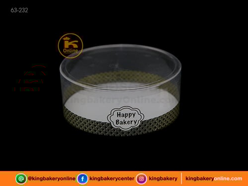 กล่องคุกกี้ 6"x2.5"(15x6.5cm.)ลายโดนัทน้ำตาลทอง_XE0LJCYLM0