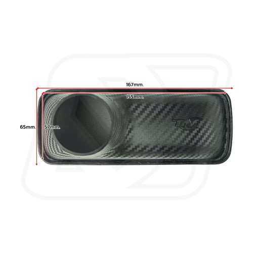 Billion ปากแตร ลายคาร์บอน ขนาด 64mm (ทรงกลม/ทรงเหลี่ยม)