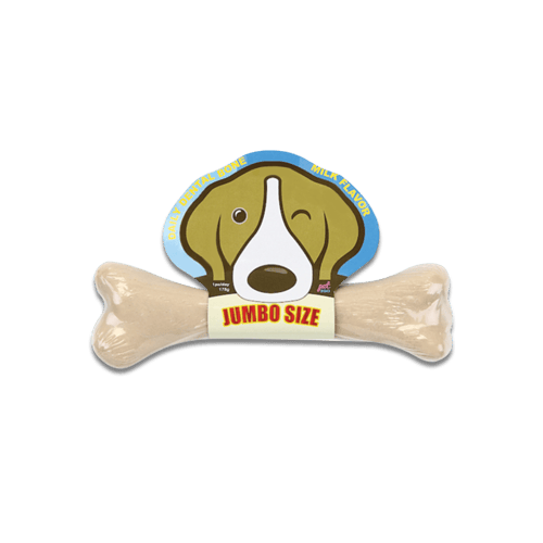 Daily Dental Bone Jumbo Size Milk Flavor เดลี่ เดนทัลโบน ขนมขัดฟันสุนัข จัมโบ้ รสนม ขนาด 175 กรัม