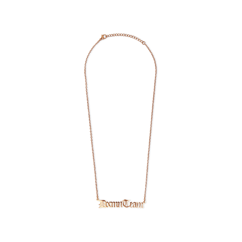 DXMN IN DXMNTEAM NECKLACE ROSE GOLD