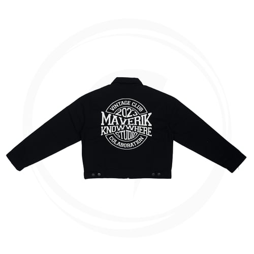 KNOWWHERE X MAVERIK KAKI JACKET BLACK