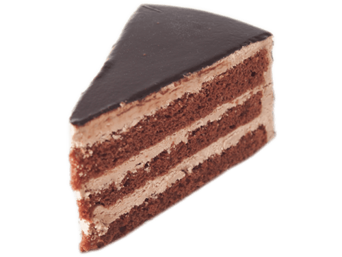 เค้กนมสดช็อคโกแลตเดวิลแบบชิ้น