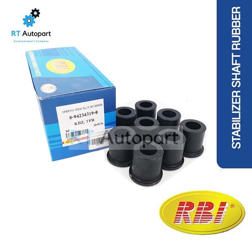 RBI ยางหูแหนบหลัง Isuzu Dmax 2wd 4wd ปี02-12 Mu-7 Mu 7 Isuzu TFR Chevrolet Colorado / บูชหูแหนบหลัง / 8-94234319-0 ชุด 8ตัว