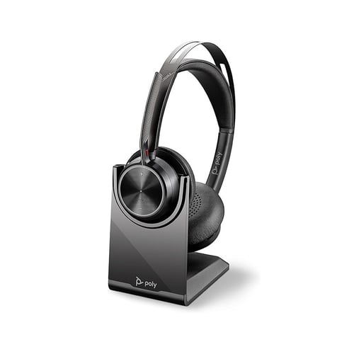 Poly Voyager Focus 2 Microsoft Teams Certified with charge stand Headset (USB-A)
