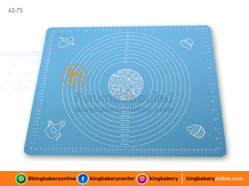แผ่นรองนวดแป้งโดว์ซิลิโคน ขนาด 40x50 cm.