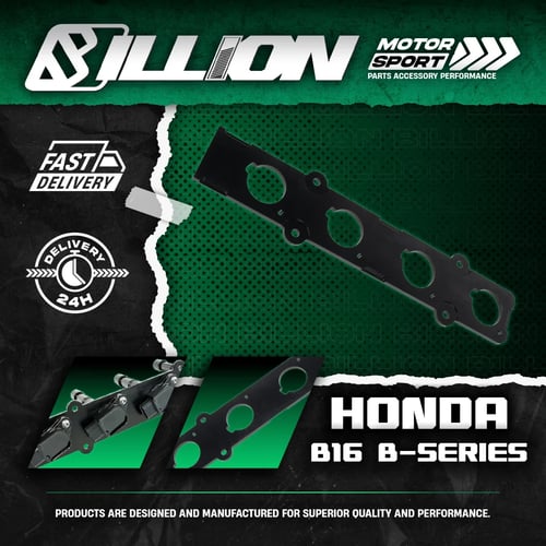 Billion เพลทอลูมิเนียมไดเร็คคอยล์ Honda B16 (BLACK)
