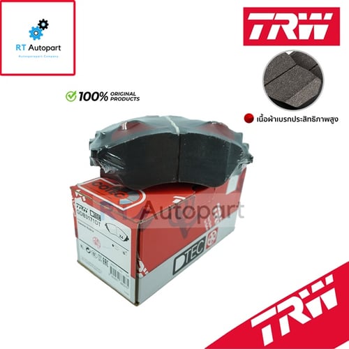 TRW ผ้าดิสเบรกหน้า Chevrolet Optra เครื่อง1.6 1.8 ปี03-11 เกรด DTEC / ผ้าเบรก ผ้าเบรค / GDB3171DT
