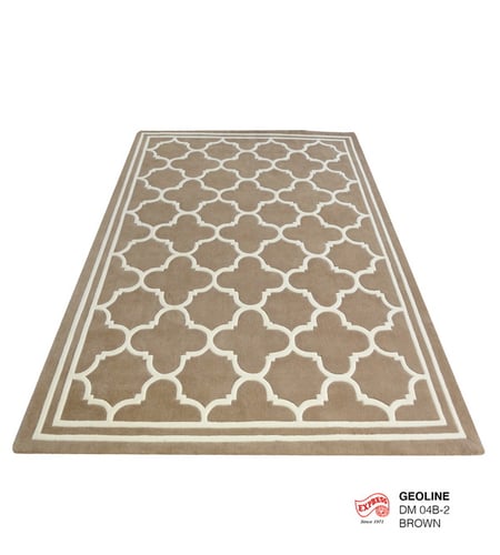 พรมรุ่น GEO LINE (L) DM 04B-2 L 160x230 ซม. BROWN (พรีออเดอร์)