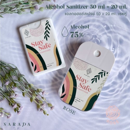 ❤️เซตโดนใจ❤️ราคาสบายกระเป๋าโดนใจจัดเลย1 เซทมี 2ชิ้น?มี2ขนาด50ml,20ml  by NaradaAsia❤️