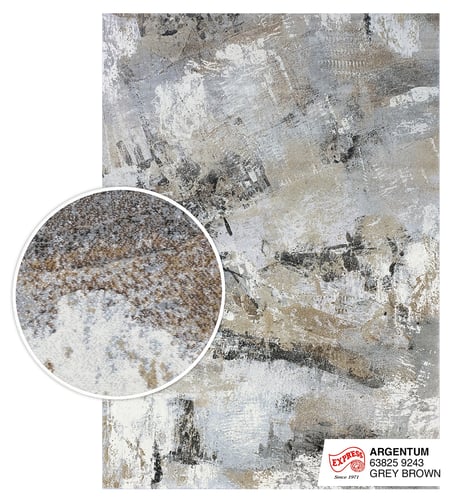 พรมรุ่น ARGENTUM (L) 63825 9243 L 160x230 ซม. GREY BROWN