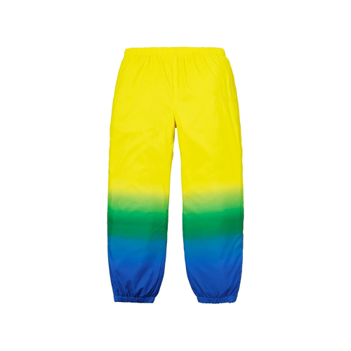 SUPREME GRADIENT TRACK PANTS YELLOW