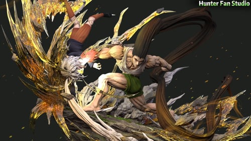 SET Gon “ Evil Mode “ vs Neferpitou by Hunter Fan Studio (มัดจำ) [[SOLD OUT]]