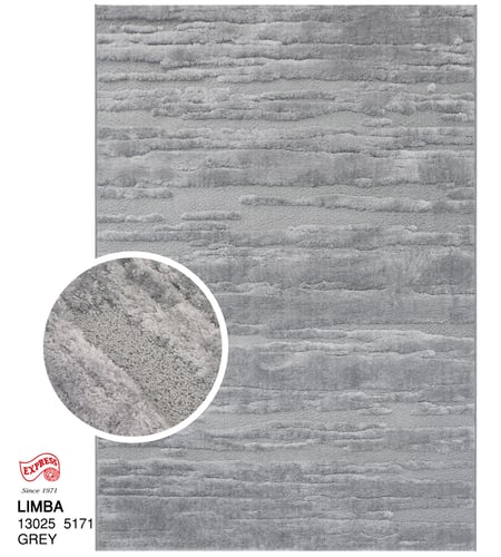 พรมรุ่น LIMBA (L) 13025 5171 L 160x230 ซม. GREY