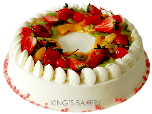 Cake with Fresh Fruit 03